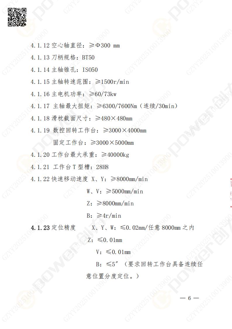 苏州创力矿山设备有限公司数控铣镗床（进口落地）招标公告(图6)